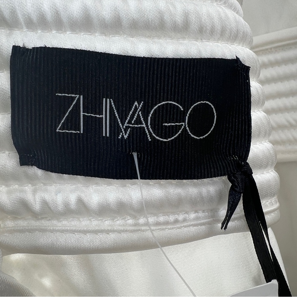 Zhivago NWT Raise Your Hand Embellished Mini Dress in White size 8 - Picture 8 of 10